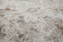 8' Beige Copper And Gray Damask Area Rug
