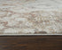 8' Beige Copper And Gray Damask Area Rug