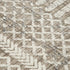 5' X 8' Natural And Brown Geometric Area Rug