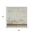 5' X 8' Natural And Brown Geometric Area Rug