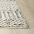 7' X 10' Natural And Brown Geometric Area Rug