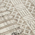 9' X 12' Natural And Brown Geometric Area Rug
