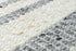 8' X 10' Ivory And Gray Wool Striped Hand Woven Area Rug