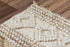 8' X 10' Beige And Natural Wool Geometric Hand Woven Area Rug