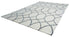 7' X 10' Ivory And Gray Wool Trellis Hand Tufted Area Rug