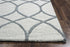 8' X 10' Ivory And Gray Wool Trellis Hand Tufted Area Rug