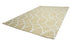 5' X 8' Beige And Yellow Wool Trellis Hand Tufted Area Rug