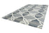9' X 12' Gray And Blue Wool Trellis Hand Tufted Area Rug