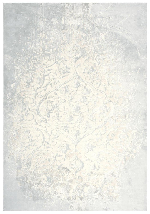 9' X 12' Cream And Beige Trellis Area Rug