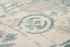 5' X 8' Gray And Blue Trellis Area Rug