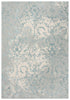 8' X 10' Gray And Blue Trellis Area Rug