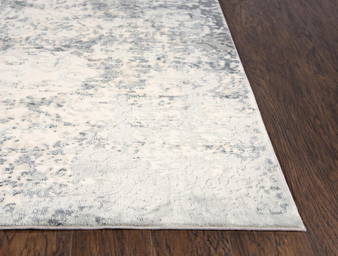 8' X 10' Cream And Gray Trellis Area Rug