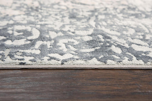8' X 10' Cream And Gray Trellis Area Rug