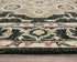 5' X 8' Black And Brown Wool Medallion Hand Tufted Area Rug