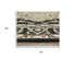 5' X 8' Black And Brown Wool Medallion Hand Tufted Area Rug
