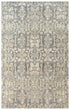 9' X 12' Copper And Beige New Zealand Lambs Wool Damask Hand Carved Handmade Area Rug