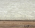 5' X 8' Gray And Beige New Zealand Lambs Wool Oriental Hand Carved Handmade Area Rug
