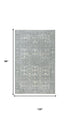 8' X 10' Gray And Ivory New Zealand Lambs Wool Oriental Hand Carved Handmade Area Rug