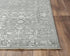 9' X 12' Gray And Ivory New Zealand Lambs Wool Oriental Hand Carved Handmade Area Rug