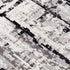 8' X 10' Black Ivory And Natural New Zealand Lambs Wool Abstract Hand Carved Handmade Area Rug