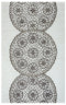 8' X 10' White And Ivory Wool Geometric Hand Tufted Area Rug