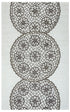 8' X 10' White And Ivory Wool Geometric Hand Tufted Area Rug