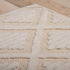 8' X 10' Ivory And Beige Wool Geometric Hand Tufted Area Rug