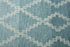 8' X 10' Teal And Blue Wool Trellis Hand Tufted Area Rug