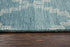 8' X 10' Teal And Blue Wool Trellis Hand Tufted Area Rug