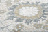8' Ivory And Beige Oriental Hand Carved Handmade Area Rug