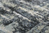 8' X 10' Gray Charcoal Beige And Ivory Abstract Hand Carved Handmade Area Rug