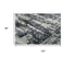 8' X 10' Gray Charcoal Beige And Ivory Abstract Hand Carved Handmade Area Rug