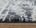 8' Gray Charcoal Beige And Ivory Abstract Hand Carved Handmade Area Rug