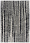 9' X 12' Beige Black Ivory And Gray Abstract Area Rug