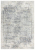 5' X 8' Stone Beige And Ivory Abstract Area Rug