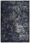 9' X 12' Black Gray Beige And Ivory Abstract Area Rug