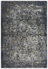 9' X 12' Gray Charcoal And Ivory Trellis Area Rug