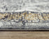 8' X 10' Beige And Charcoal Oriental Area Rug