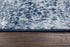 8' X 10' Blue Dark Blue And Ivory Abstract Area Rug