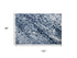 8' X 10' Blue Dark Blue And Ivory Abstract Area Rug