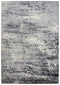 8' X 10' Brown Black And Ivory Abstract Area Rug