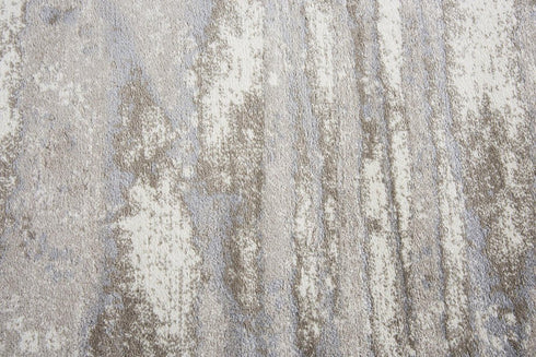 8' X 10' Beige Ivory Light Brown And Light Gray Abstract Area Rug