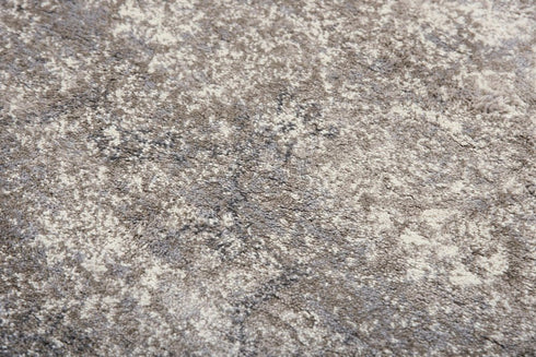 8' X 10' Beige Gray Black And Brown Abstract Area Rug