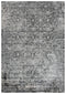 8' X 10' Brown Ivory Black And Light Gray Oriental Area Rug
