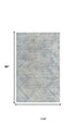 8' X 10' Navy Blue And Ivory Wool Chevron Hand Tufted Area Rug