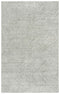 8' X 10' Gray And Ivory Wool Chevron Hand Tufted Area Rug
