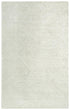 9' X 12' Gray And Ivory Wool Chevron Hand Tufted Area Rug