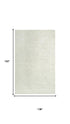 9' X 12' Gray And Ivory Wool Chevron Hand Tufted Area Rug