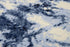 5' X 8' Blue And Ivory Abstract Area Rug