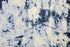 8' X 10' Blue And Ivory Abstract Area Rug